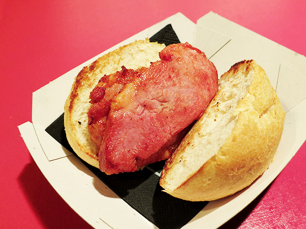 Mercado de San Miguel - Tapas bocadillo de lomo ibérico