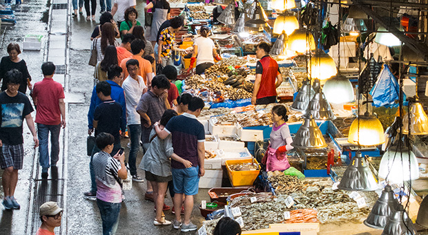 Marché aux poissons Noryangjin