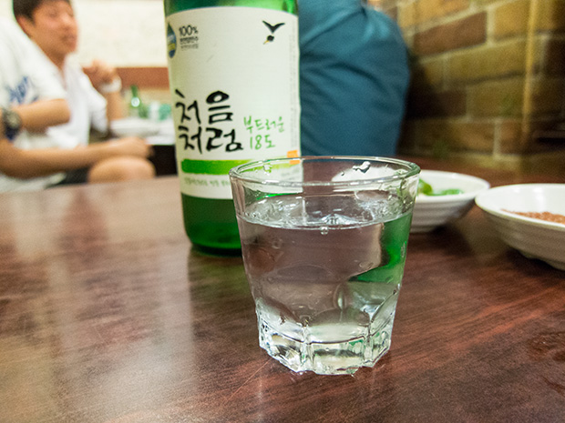 Marché Gwangjang - Zamezip - Soju