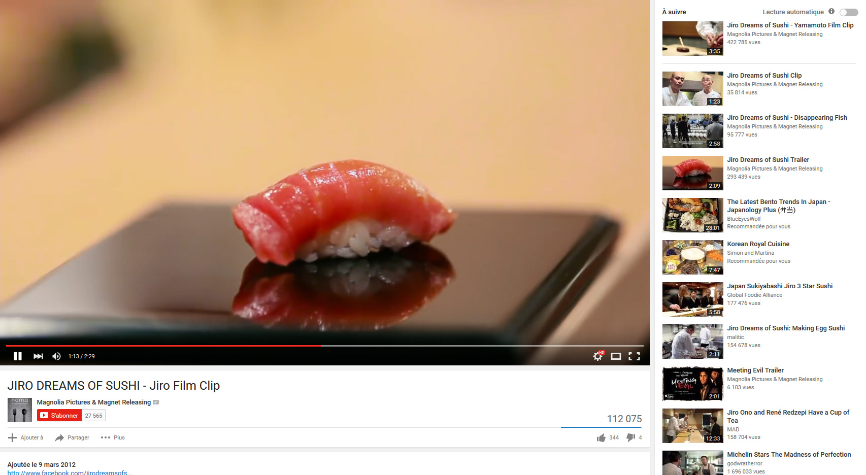 La cuisson (sous vide) à juste température - Comparaison d'un rôti de bœuf au four et cuit à juste température - Sushi 3 étoiles sur YouTube